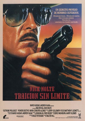 Extreme Prejudice - Spanish Movie Poster (thumbnail)