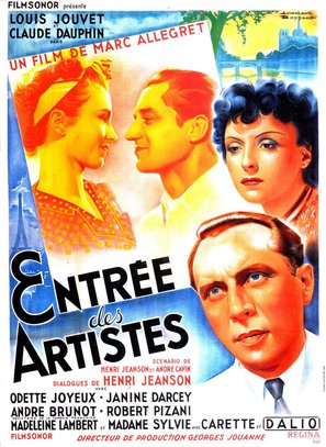 Entr&eacute;e des artistes - French Movie Poster (thumbnail)