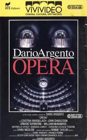 Opera - Italian VHS movie cover (thumbnail)