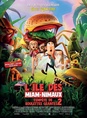 Cloudy with a Chance of Meatballs 2 - French Movie Poster (thumbnail)