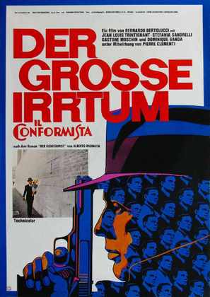 Il conformista - German Movie Poster (thumbnail)