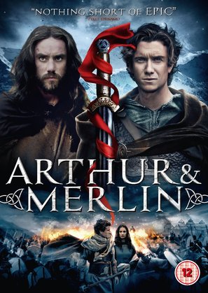 Arthur &amp; Merlin - British DVD movie cover (thumbnail)