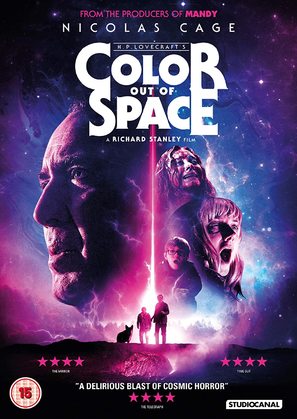 Color Out of Space - British DVD movie cover (thumbnail)