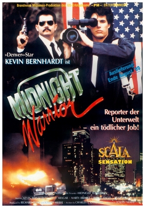 Midnight Warrior - German poster (thumbnail)