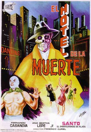 Santo en el hotel de la muerte - Mexican Movie Poster (thumbnail)