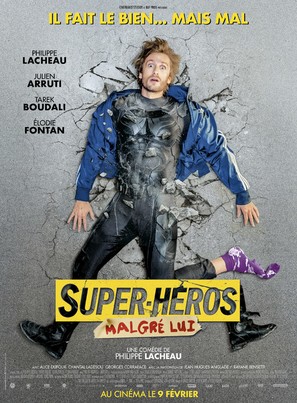 Super-h&eacute;ros malgr&eacute; lui - French Movie Poster (thumbnail)