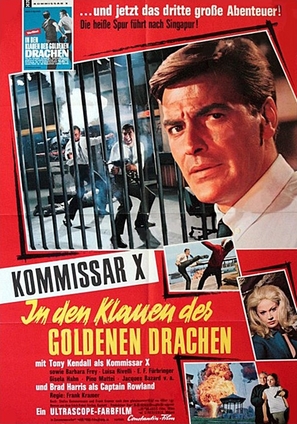Kommissar X - In den Klauen des goldenen Drachen - German Movie Poster (thumbnail)