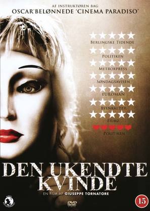La sconosciuta - Danish DVD movie cover (thumbnail)