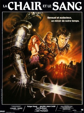 Flesh And Blood - French Movie Poster (thumbnail)