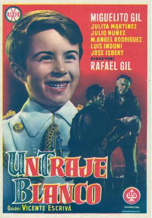 Un traje blanco - Spanish Movie Poster (thumbnail)