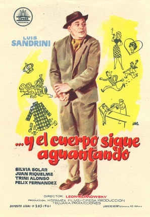 Y el cuerpo sigue aguantando - Spanish Movie Poster (thumbnail)