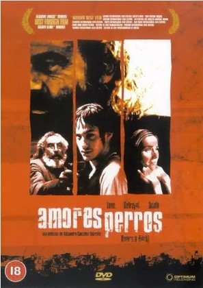 Amores Perros - British DVD movie cover (thumbnail)