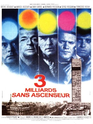 Trois milliards sans ascenseur - French Movie Poster (thumbnail)
