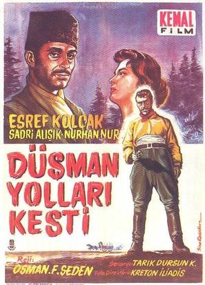 D&uuml;sman yollari kesti - Turkish Movie Poster (thumbnail)