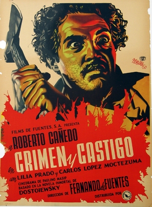 Crimen y castigo - Mexican Movie Poster (thumbnail)