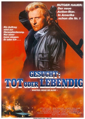 Wanted Dead Or Alive - German Movie Poster (thumbnail)