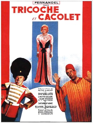 Tricoche et Cacolet - French Movie Poster (thumbnail)
