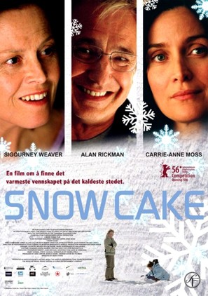 Snow Cake - Norwegian Movie Poster (thumbnail)