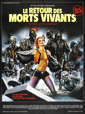 The Return of the Living Dead - French Movie Poster (thumbnail)