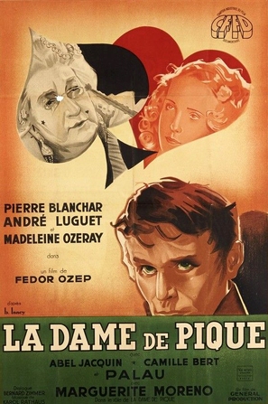 La dame de pique       - French Movie Poster (thumbnail)