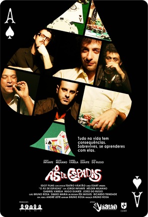 O &Aacute;s de Espadas - Portuguese Movie Poster (thumbnail)