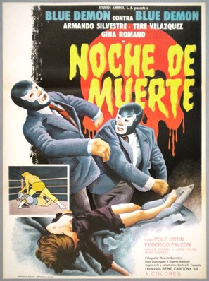 Noche de muerte - Mexican Movie Poster (thumbnail)