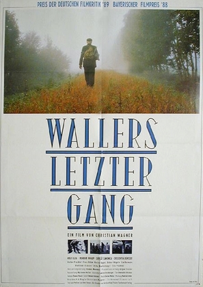 Wallers letzter Gang - German Movie Poster (thumbnail)
