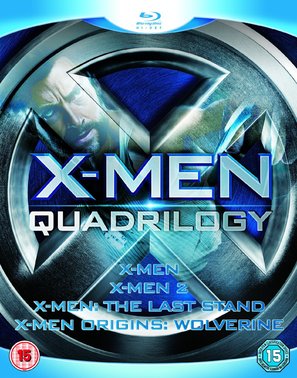 X-Men - British Blu-Ray movie cover (thumbnail)
