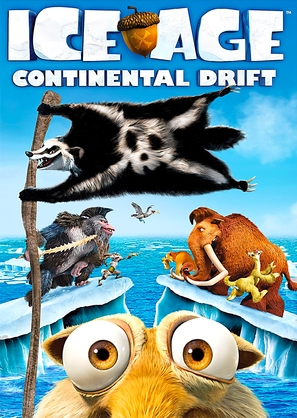 Ice Age: Continental Drift - DVD movie cover (thumbnail)