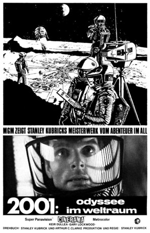 2001: A Space Odyssey - German Movie Poster (thumbnail)