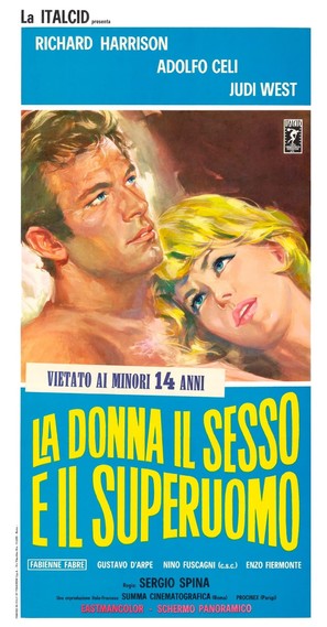 La donna, il sesso e il superuomo - Italian Movie Poster (thumbnail)
