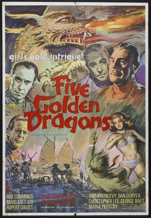 Five Golden Dragons - British Movie Poster (thumbnail)