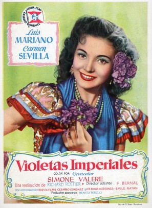 Violetas imperiales - Spanish Movie Poster (thumbnail)