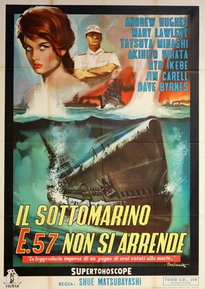 Sensuikan I-57 kofuku sezu - Italian Movie Poster (thumbnail)