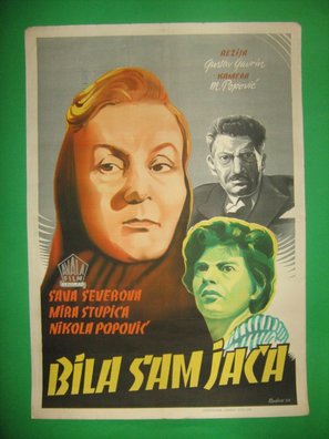 Bila sam jaca - Yugoslav Movie Poster (thumbnail)