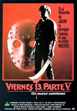 Friday the 13th: A New Beginning - Spanish Movie Poster (thumbnail)