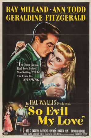 So Evil My Love - Movie Poster (thumbnail)