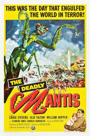 The Deadly Mantis - Theatrical movie poster (thumbnail)
