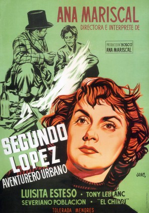 Segundo L&oacute;pez, aventurero urbano - Spanish Movie Poster (thumbnail)