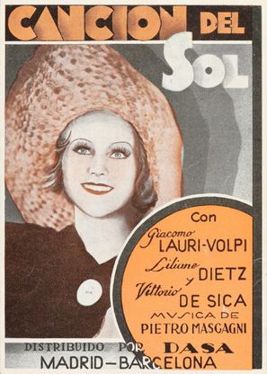La canzone del sole - Spanish Movie Poster (thumbnail)