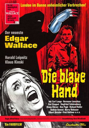 Die blaue Hand - German Movie Poster (thumbnail)