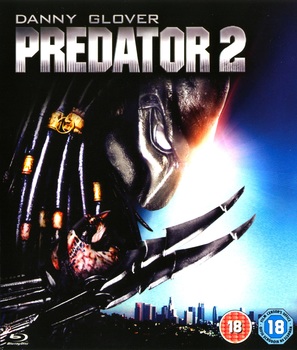 Predator 2 - British Blu-Ray movie cover (thumbnail)
