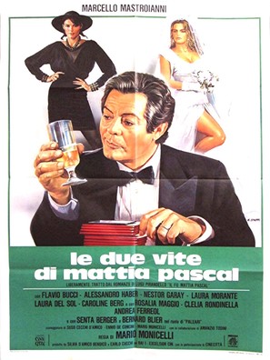 Le due vite di Mattia Pascal - Italian Movie Poster (thumbnail)