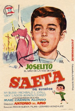 Saeta del ruise&ntilde;or - Spanish Movie Poster (thumbnail)