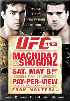 UFC 113: Machida vs. Shogun 2 - Movie Poster (thumbnail)