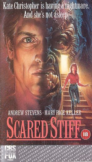 Scared Stiff - British VHS movie cover (thumbnail)