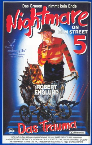 A Nightmare on Elm Street: The Dream Child - German VHS movie cover (thumbnail)