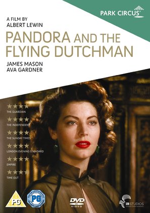 Pandora and the Flying Dutchman - British DVD movie cover (thumbnail)