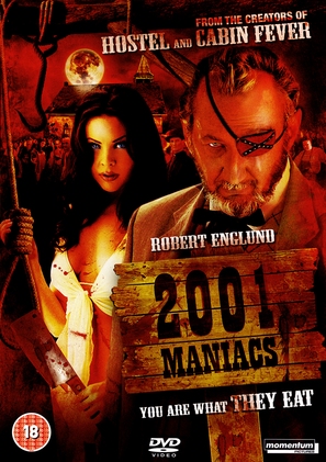 2001 Maniacs - British DVD movie cover (thumbnail)