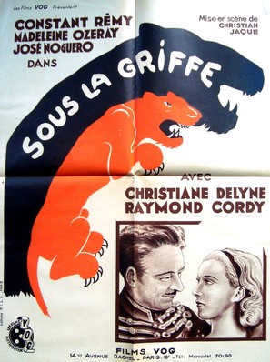 Sous la griffe - French Movie Poster (thumbnail)